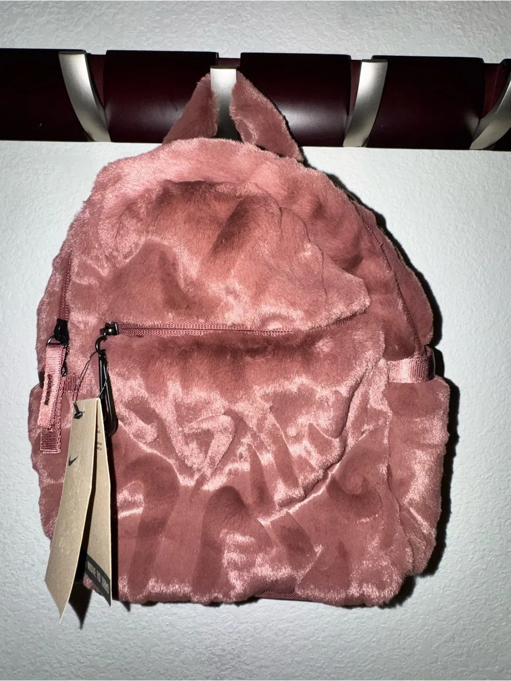 Nike Faux Fur Mini Backpack